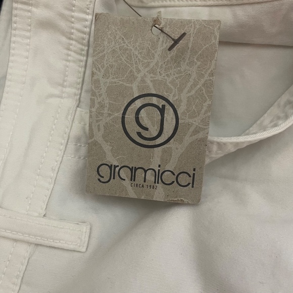 Gramicci Women's Yoshu Pants Size 4 White Pockets Roll up cuffs New with Tags - Picture 8 of 11